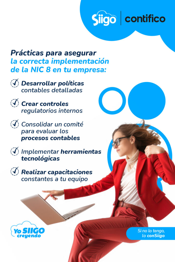 Actualizaciones en la NIC 8 Infografía 2 correcta implementación de la NIC 8