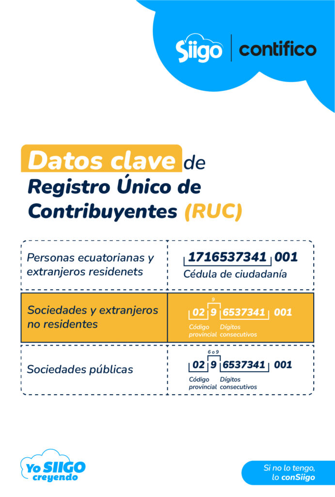 Qué es el RUC en Ecuador Infografía Datos clave del RUC