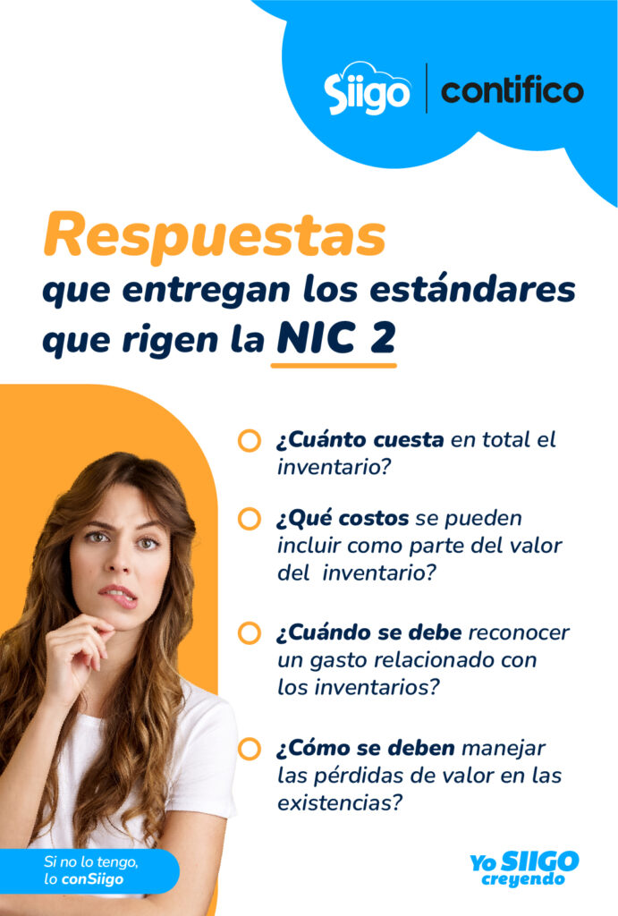 Qué es la NIC 2 Infografía 1 Objetivo de la NIC 2